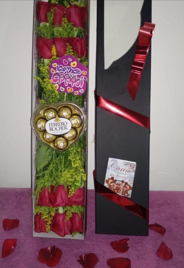 Caja alargada x 12 - Ferrero Corazón
